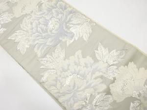 アンティーク　枝花模様織り出し袋帯（材料）